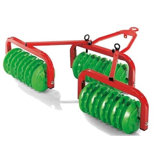Brona Talerzowa Walec Cambrigde Przyczepa do Traktora ROLLY TOYS