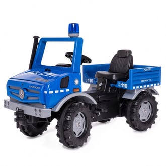 Ciężarówka Samochód na Pedały Unimog Merc-Benz Policja ROLLY TOYS