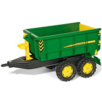 Duża Dwuosiowa Przyczepa John Deere Wywrotka ROLLY TOYS
