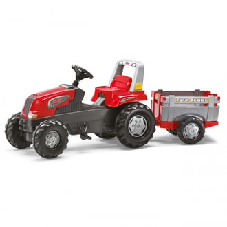 Traktor na Pedały Przyczepa Junior 3-8 lat do 50kg ROLLY TOYS
