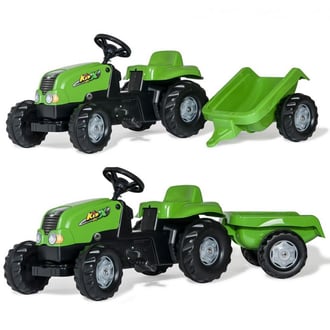 Traktor na Pedały z przyczepką rollyKid-X ROLLY TOYS