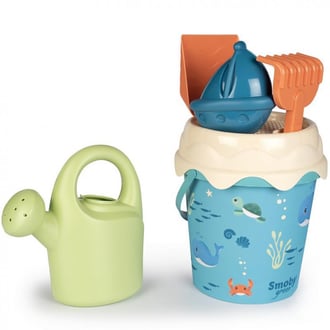 Wiaderko z Akcesoriami do Piasku i Konewką z Bioplastiku SMOBY Green