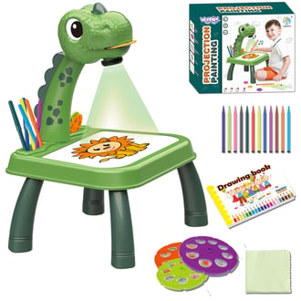 Tablica do Rysowania Projektor Dinozaur + Flamastry WOOPIE
