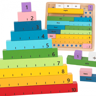 Drewniana Tablica Matematyczna Nauka Liczenia Liczydło TOOKY TOY