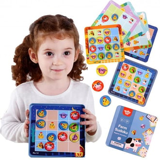 Gra Sudoku Dla Dzieci Wersja Farma TOOKY TOY