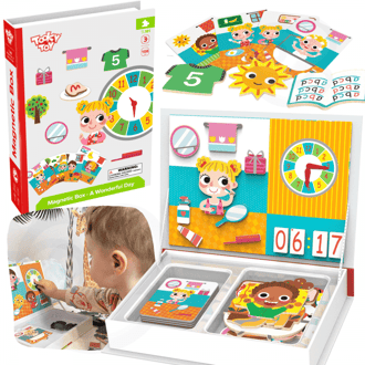 Puzzle Drewniane Pudełko Magnetyczne TOOKY TOY