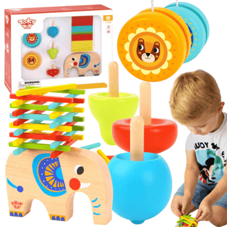 Zestaw Gier Zręcznościowych Bierki Bączek JoJo Słonik 46 el. TOOKY TOY