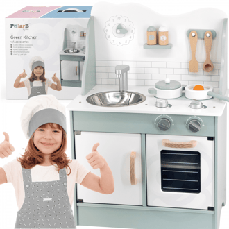 Drewniana Kuchnia z Akcesoriami Eco Green VIGA PolarB