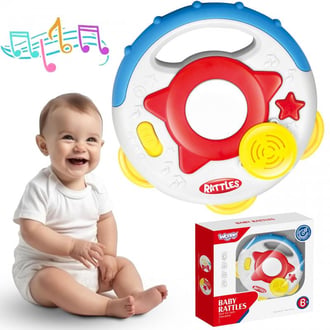 Interaktywny Tamburyn Zabawka Muzyczna WOOPIE BABY