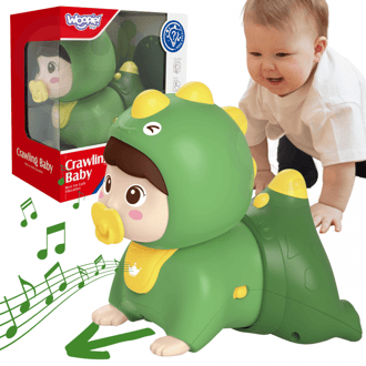 Raczkujący Bobas Zabawka z Melodiami Świecąca WOOPIE BABY