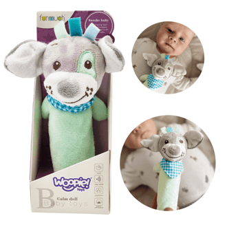 Zabawka Pluszowa Sensoryczna Piszczek WOOPIE BABY
