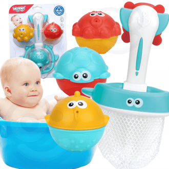 Zestaw do Kąpieli Łowienie Rybek 4 el. WOOPIE BABY