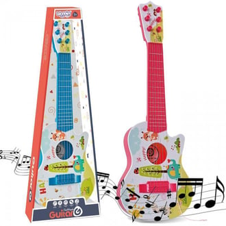 Gitara Akustyczna dla Dzieci Różowa 55 cm WOOPIE