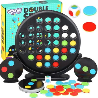 Gra Strategiczna Planszowa 3 w Linii Kropi Double Spot 6+ WOOPIE