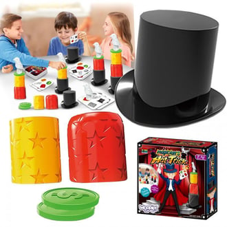 Gra sztuczki Magiczne z Kapeluszem Mały Magik 4+ WOOPIE