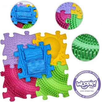 Mata Sensoryczna Ortopedyczna Puzzle 5 el. WOOPIE