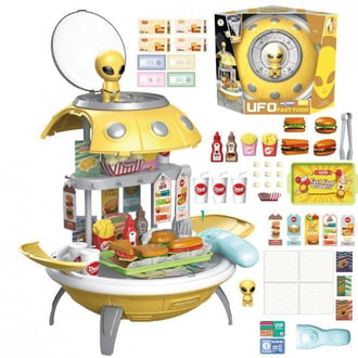 Sklep Fast Food 3w1 Plecak Projektor UFO 60 el. WOOPIE