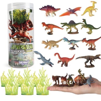 Zestaw Figurki Dinozaury 18 szt. - wersja 1 WOOPIE
