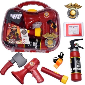 Zestaw Walizka Strażaka z Gaśnicą 7 el. WOOPIE