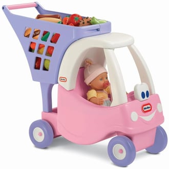 Wózek na Zakupy dla Dzieci Cozy Coupe Różowy LITTLE TIKES