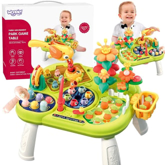Interaktywny Multistolik Edukacyjny 8w1 Montessori WOOPIE BABY