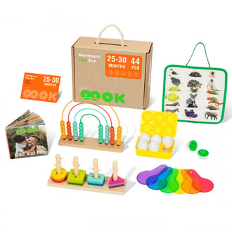 Box Pudełko XXL Montessori Edukacyjne 7w1 Sensoryczne 25-30 Mies. TOOKY TOY