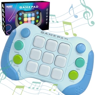 Elektroniczna Gra Zręcznościowa Pop-It Fidget Toy Gamepad Niebieski WOOPIE