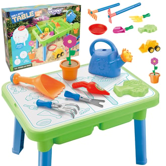 Stolik Wodny 2w1 Piaskownica 13 Akc. WOOPIE