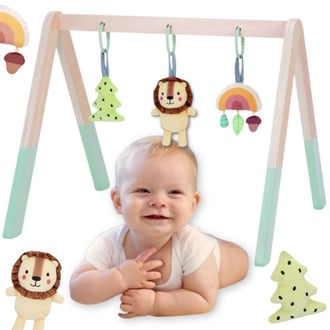 Baby Gym Stojak Edukacyjny Gimnastyczny 3 Zawieszki TOOKY TOY