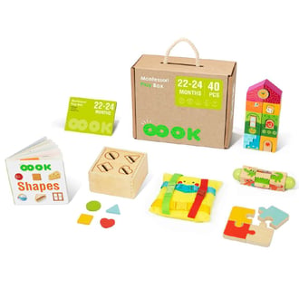 Box Pudełko XXL Montessori Edukacyjne 7w1 Sensoryczne 22-24 Mies. TOOKY TOY