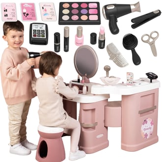 Centrum Małej Stylistki BEAUTY + 26 Akcesoriów Fryzjer i Kosmetyczka SMOBY