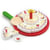 Tort Urodzinowy Drewniany Zestaw do Krojenia na Rzepy Viga Toys