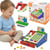 Drewniana Kasa Sklepowa Montessori z Akcesoriami i Skanerem VIGA Toys