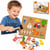 Drewniana Przybijanka Farma z Korkową Tablicą Montessori VIGA Toys
