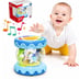 Bębenek Muzyczny 3w1 z Projektorem i Rollerem WOOPIE BABY