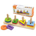 Drewniane Klocki z Sorterem Kształtów Montessori VIGA Toys – zdjęcie 11