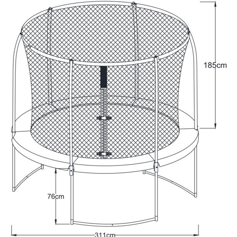 Trampolina Bostonn 305 cm z Siatką AXI Trampolina Bostonn 305 cm z Siatką AXI