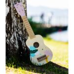 CLASSIC WORLD Drewniane Ukulele Gitara dla Dzieci Różowe