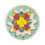 CLASSIC WORLD Układanka MONTESSORI Mozaika Tangram Wzory Kształty i Kolory