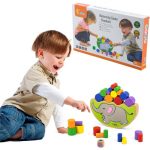 Drewniana układanka Balansujący Słoń Viga Toys Montessori
