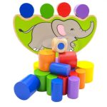 Drewniana układanka Balansujący Słoń Viga Toys Montessori