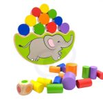 Drewniana układanka Balansujący Słoń Viga Toys Montessori