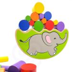 Drewniana układanka Balansujący Słoń Viga Toys Montessori