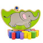 Drewniana układanka Balansujący Słoń Viga Toys Montessori