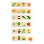 Drewniane Puzzle Rosnące zwierzątka i rośliny Viga Toys