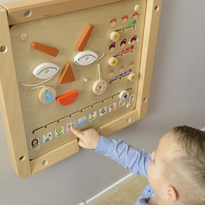 Tablica Edukacyjna Montessori do Nauki Emocji „Jak Się Czujesz?” MASTERKIDZ Tablica Edukacyjna Montessori do Nauki Emocji „Jak Się Czujesz?” MASTERKIDZ