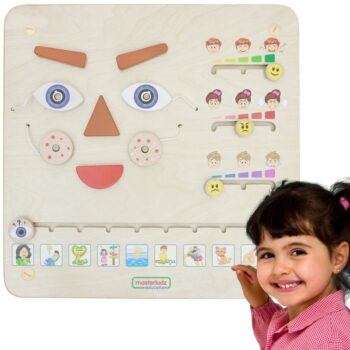 Tablica Edukacyjna Montessori do Nauki Emocji „Jak Się Czujesz?” MASTERKIDZ