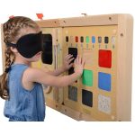 MASTERKIDZ Tablica Edukacyjna Rozpoznawanie Materiałów Zmysł Dotyku