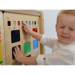 MASTERKIDZ Tablica Edukacyjna Rozpoznawanie Materiałów Zmysł Dotyku