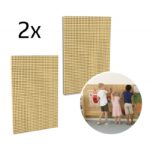 MASTERKIDZ Tablica Naukowa Kreatywna STEM Zestaw 2 Sztuki + Panel Montażowy 120x80cm